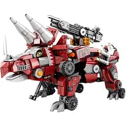Конструктор Reobrix Mecha Dino Трансформер 3в1 динозавр Трицератопс (33003) [160326] - мініатюра 4