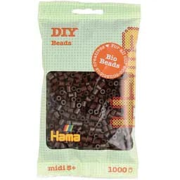 Термомозаїка Hama темно-коричневі біо-намистини 1000 шт. (HM-190-012)