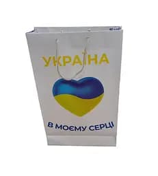 Пакет подарочный "Патриотический" 5044 цветной, большой вертикальный 39 х 25 х 8см Вид 5