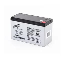 Аккумуляторная батарея AGM RITAR RT-1290 12V 9Ah - мініатюра 1