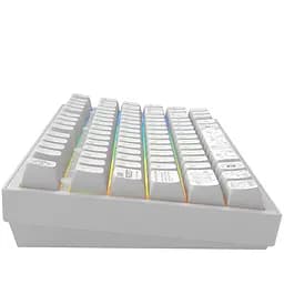 Ігрова бездротова клавиатура Dark Project ALU81 Terra Nova ENG/UA (DPKB_NOVA_81_ANSI_WHITE_UA) - мініатюра 6