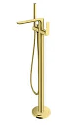 Смеситель для ванны Kohlman Experience brushed gold напольный QF1165EGDB, Золотой