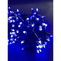 Новорічна LED Гірлянда Конус 6 метрів 100 яскравих Синіх лампочок