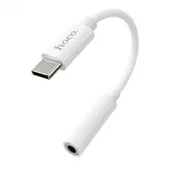 Перехідник Hoco LS30 Digital Type-C на 3.5 Audio converter White