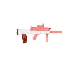 Водный автомат 518-5, прицел, глушитель, дополнмтельная ручка, аккум. 3.7V, USB-кабель, в коробке (6946616012720) Розовый