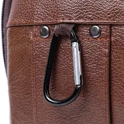 Сумка для чоловіків на два відділення з натуральної шкіри Vintage 10х17х4 см sum0026996 - мініатюра 8