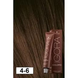 Фарба для волосся Schwarzkopf Igora Color10 New, відтінок 4-6 (середній коричневий темно-рижий), 60 мл (2682658) - мініатюра 2