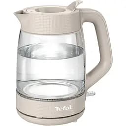 Чайник електричний Tefal Morning Glass Kettle 1.7 л бежевий (KO2G0BE0) - мініатюра 3