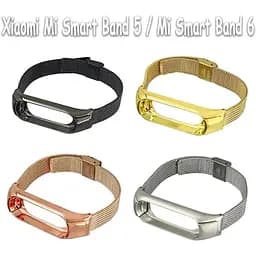 Ремінець BeCover Metal для Xiaomi Mi Smart Band 5 / Mi Smart Band 6 Silver (705147) - мініатюра 3