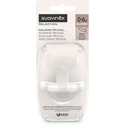 Пустушка Suavinex Colour Essence анатомічна силіконова 0-6 місяців прозора - мініатюра 2