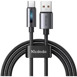 Кабель Mcdodo USB-A to Type-C Cable With Breathing Light 1,2 м Черный