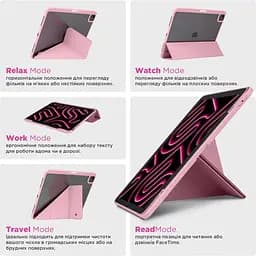 Чохол-книжка ArmorStandart Y-Type PEN для Apple iPad 10th Gen 10.9` (2022)/iPad 11 (2025) Pink (ARM77505) [133703] - мініатюра 10