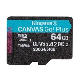 Карта пам'яті microSDXC 64Gb Canvas Go! Plus Kingston teh0020702