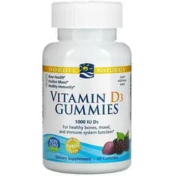 Витамин D3 Nordic Naturals Vitamin D3 Gummies, 120 жевательных таблеток