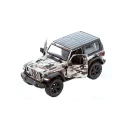 Металевий інерційний джип Jeep Wrangler Military Hard Top 5", відкриваються двері (В асортименті)