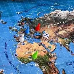 Настільна гра Strateg Навколо світу 30110 рулетка призові жетони 75 шт. - мініатюра 4