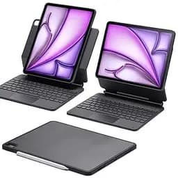 Чехол-клавиатура ESR Rebound Magnetic Keyboard Case 360 US Layout-Black для iPad Air 13" (2024) (6B0240101)