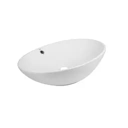 Умивальник Qtap Dove 630x415x160 White QT06118168W, Білий - мініатюра 4