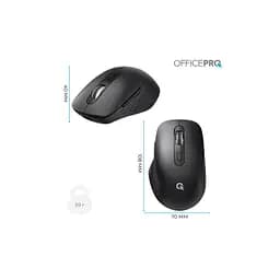Мишка OfficePro M265B Wireless/Bluetooth Silent Click Black (M265B) - мініатюра 12