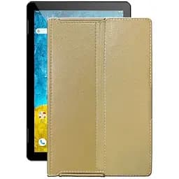 Чехол StatusCASE из экокожи для планшета Umax VisionBook 10A LTE Бежевый