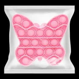 Іграшка-антистрес Pop It Offtop Метелик, рожевий (866746)