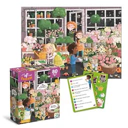 Детский пазл Ищи и находи "Цветущая весна" DoDo Toys 300664, 80 элементов