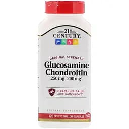 Глюкозамін & Хондроітин 21st Century Original Strength 250 мг/200 мг 120 капсул