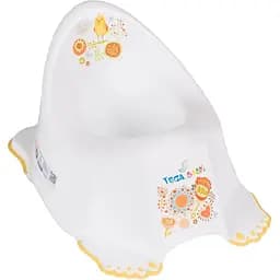 Дитячий горщик Tega Народний з протиковзною гумою білий