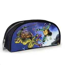 Пенал шкільний з принтом Черепашки-ніндзя 23х10х8 см дитячий для дівчинки, хлопчика (3979)
