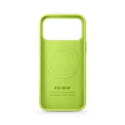 Силиконовый чехол с MagSafe для Apple iPhone 17 Pro Max, ICON2 MagCase, желтый, противоударный, панель с мягкой подкладкой, защита всего корпуса, поддержка беспроводной зарядки, совместим с защитными стеклами и пленками, ArmorStandart (ARM88994) - мініатюра 2