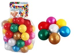 Набір кульок MaxFun, 6 см, 60 шт. в упаковці, Максимус