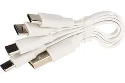 Кабель розгалужувач Smartoools USB - Type-C для одночасного заряджання 4-х пристроїв White (19496) - мініатюра 3