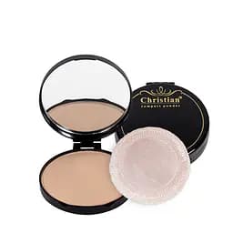 Пудра для лица Christian Compact Powder Black DM-406 №03 Темно-бежевый