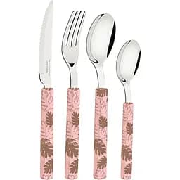 Набор столовых приборов Tramontina Bliss pastel pink 16 предметов (29899/129)