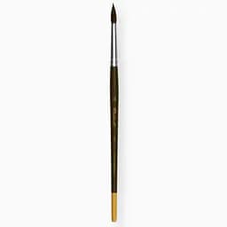 Кисть синтетика круглая (имитация белки) Raphael Petit Gris №14, длинная ручка