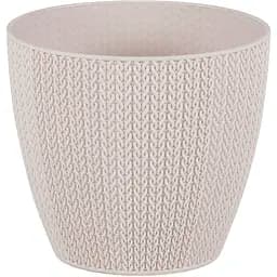 Цветочный горшок Serinova Sumela 0.5 л бело-серый (00-00011568)