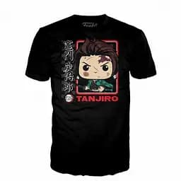 Набір Funko Pop Tee Set Фанко Поп Demon Slayer Tanjiro Клинок, що розсікає демонів Танджиро 10 см DS BL K867 XL - мініатюра 3