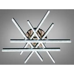 LED люстра стельова Romin чорна 80 Вт без пульта