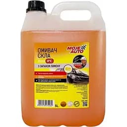 Очищувач автоскла літній MojeAUTO Лимон, -0ºC, 5 л