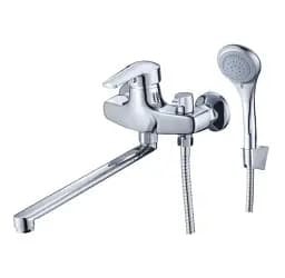 Смеситель для ванны Udis SIT7-A182 однорычажный с душевым набором Хром 30412