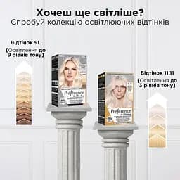 Стійка фарба для волосся L'Oreal Paris Preference 9.1 Viking Light Ash Blonde 174 мл - мініатюра 5