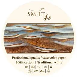 Папір для акварелі PRO CREATE Round 300г/м2 20л білий папір SM-LT Art