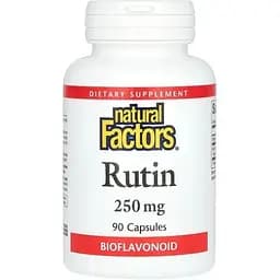 Амінокислота Natural Factors Rutin 250 mg, 90 капсул vit0004025