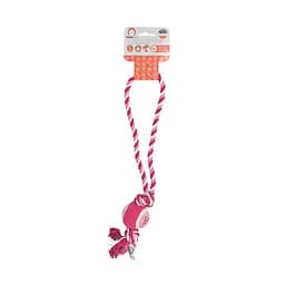 Іграшка для собак Misoko&Co Тенісний м'яч з ручкою. pink. 35 cm - мініатюра 2