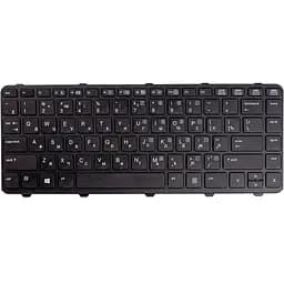 Клавіатура для ноутбука HP ProBook 430 G2, 440 G1, 630 G2 чорний, чорний фрейм
