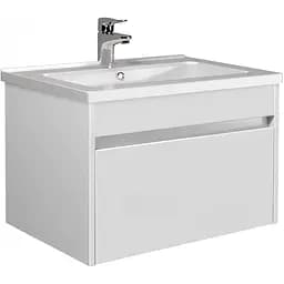 Тумба Мойдодир Prime 60-А з умивальником Rodeo 60 підвісна Білий