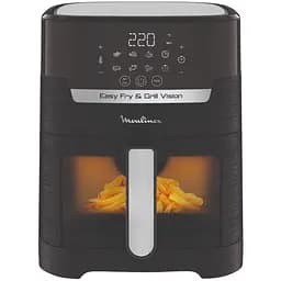 Мультипіч Moulinex Easy Fry&Grill Window 1550 Вт чорна (EZ506820)