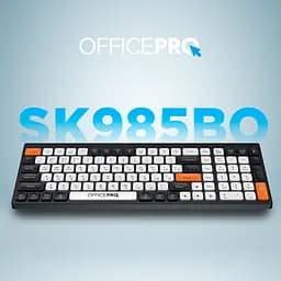 Клавіатура OfficePro бездротова (SK985BO) - мініатюра 6