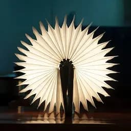 Складная настольная светодиодная лампа-книга XPRO Book Lamp с USB-зарядкой (44686-_299) - мініатюра 12