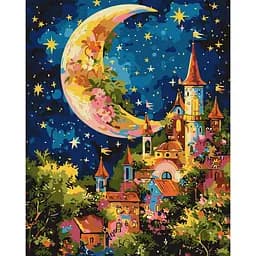 Картина по номерам "Зоряний палац" ©art_selena_ua KHO5136, 40х50 см